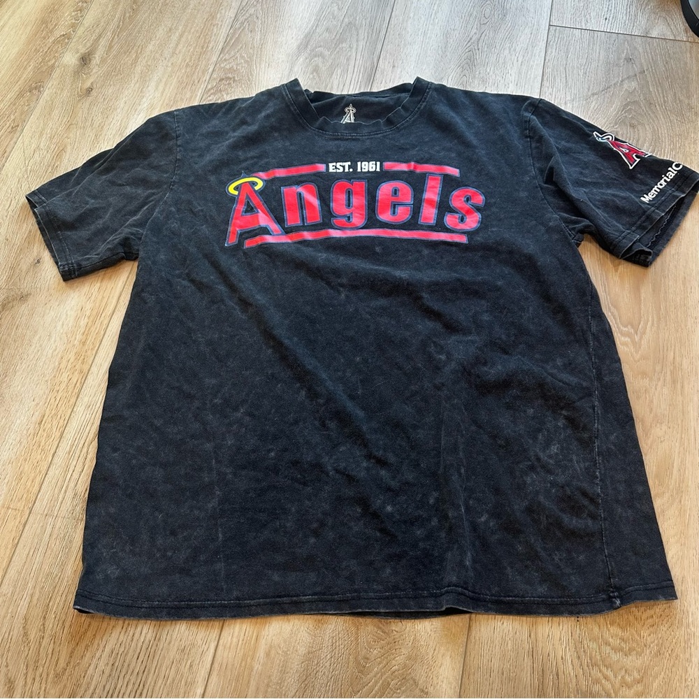 Anaheim Angels MLB Acid Wash Shirt